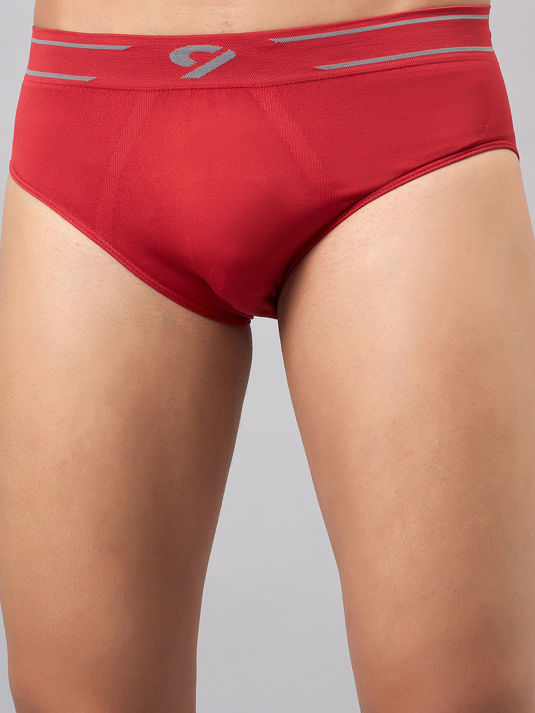 Seamless Solid Brief With Soft Waistband