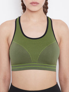 Seamless Women's Active Sports Bra with Pads