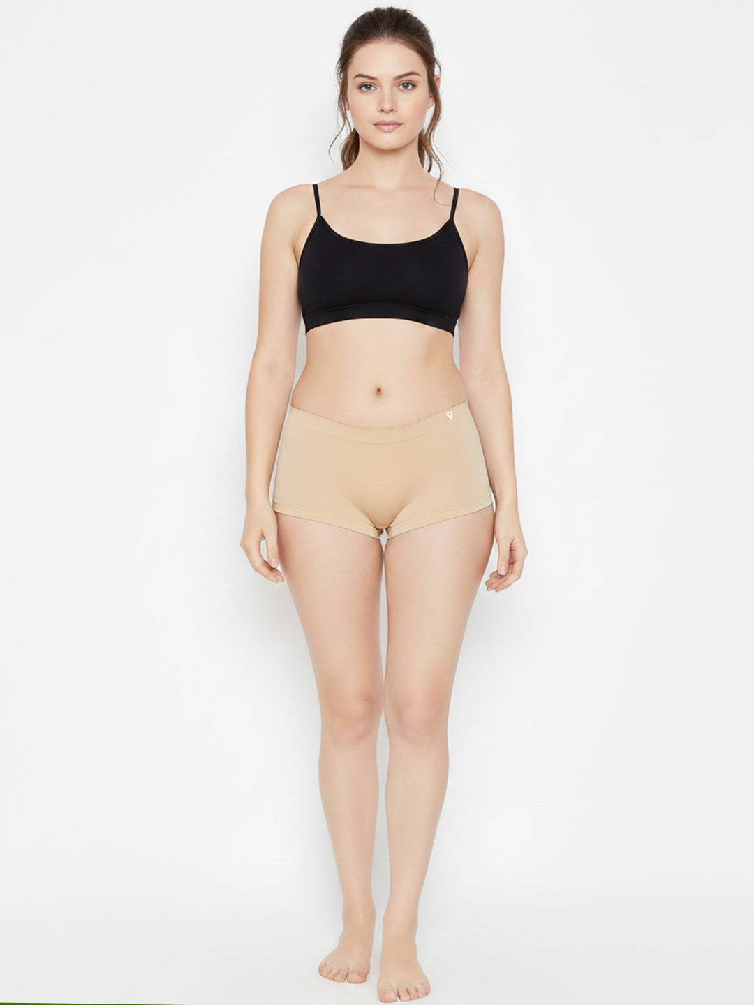 C9 Airwear Pack of 2 Seamless Breathable Boy Shorts Soft,Stretchy & Sweat-Friendly