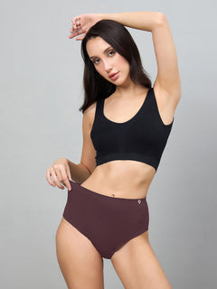 Seamless Women’s High-Rise Soft & Lightweight Hipster Briefs (Pack of 3)