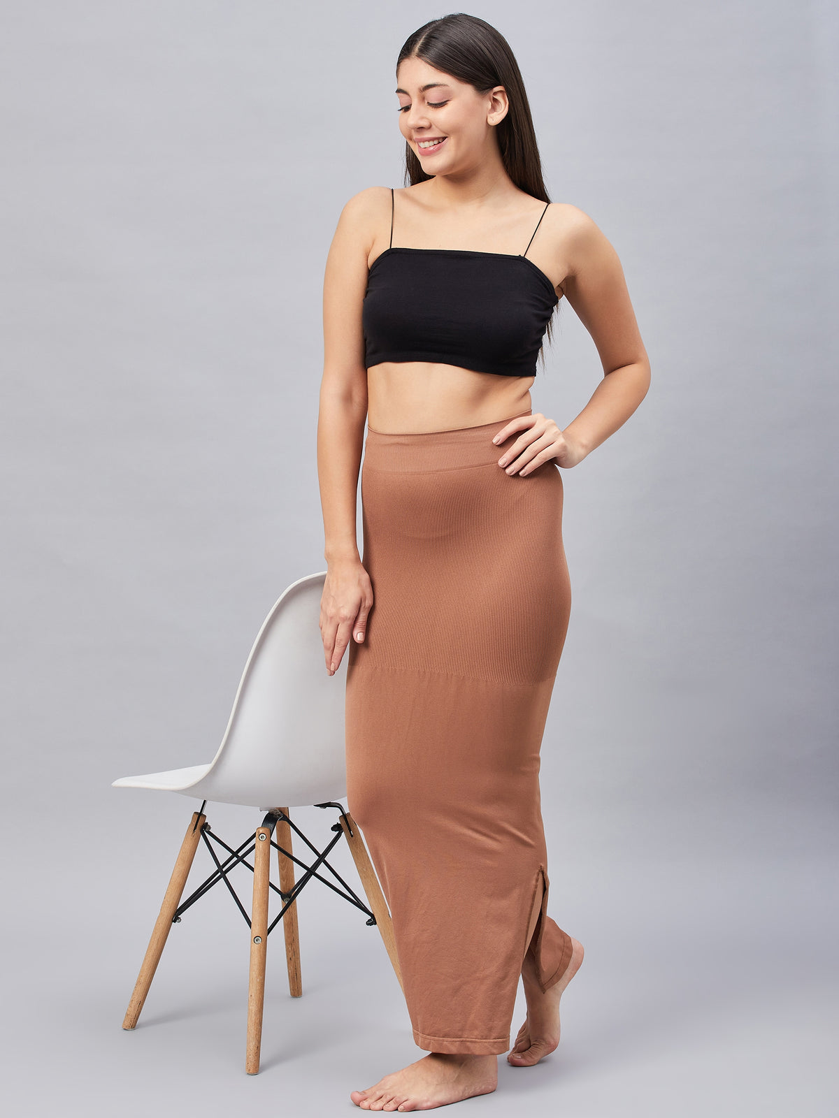 Women Saree Shapewear With Side Slits