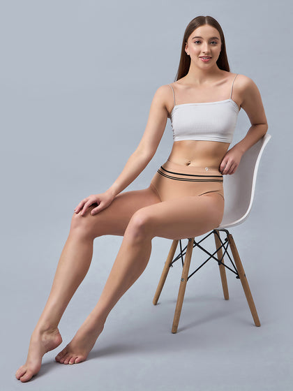 Solid Seamless Panty for Women - Pack of 2