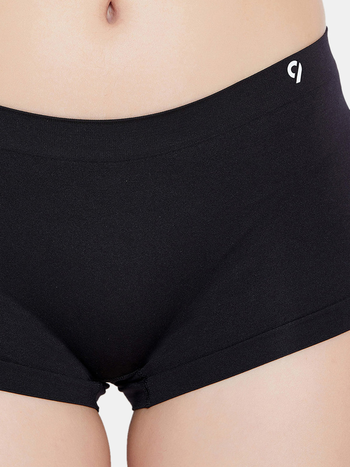 Seamless Solid Female Boy Leg Panties - Pack of 2