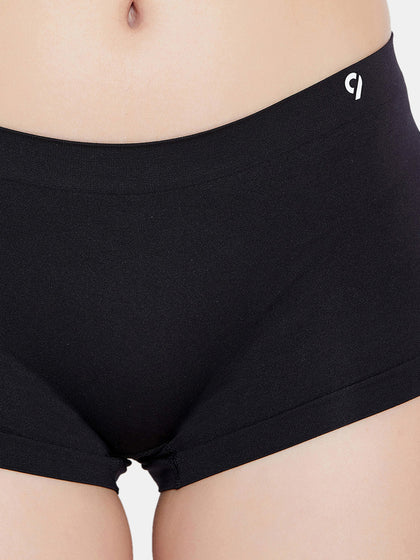 Seamless Solid Female Boy Leg Panties - Pack of 2