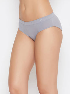 Seamless Women's Mid Waist Plain Solid Regular Fit Panty