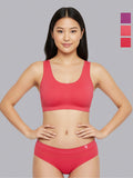 Women Seamless Mid-Rise Lightweight & Breathable Briefs (Pack Of 3)