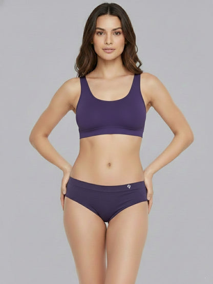 Women Seamless Mid-Rise Lightweight & Breathable Briefs (Pack Of 3)