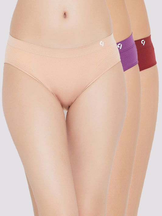 C9 AIRWEAR Mid Brief Combo For Women (5 Packs)