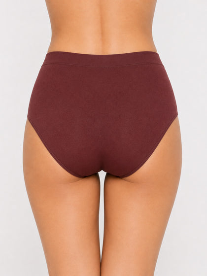 Women Pack of 3 Seamless High-Rise Sweat Absorbing Hipsters Briefs