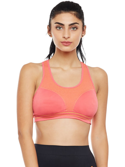 Buy C9 Airwear Seamless Women's Active Sports Bra with Pads - Pink