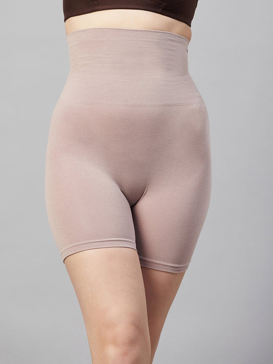 Clovia Women's Tummy Tucker with Silicon Grips - Grey (SW0009P01_Grey_S/M)  : : Fashion
