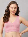 Seamless Full Coverage Basic Bra with Removable Pads