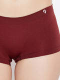 Seamless Solid Boyshorts Panties for Women