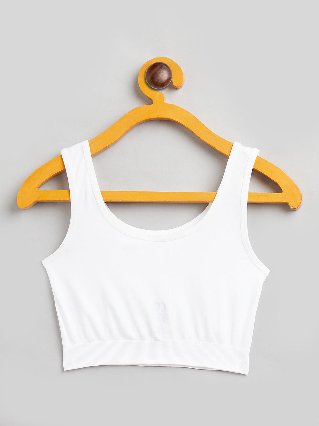 C9 Airwear Seamless Regular Basic Bra For Girls - White