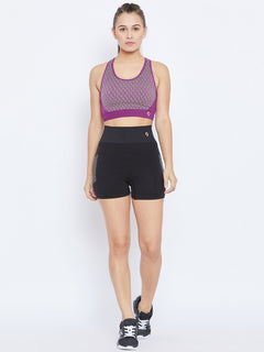 C9 Airwear Seamless Solid Women's Regular FlexFit Shorts - Black