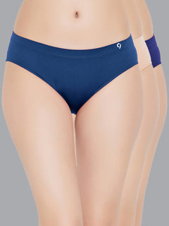 C9 Airwear Seamless Underwear Brief for Women - Pack OF 3