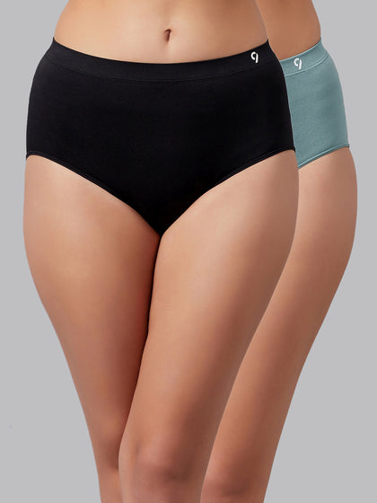 C9 Airwear Women Plain hipster Set -  Pack of 2