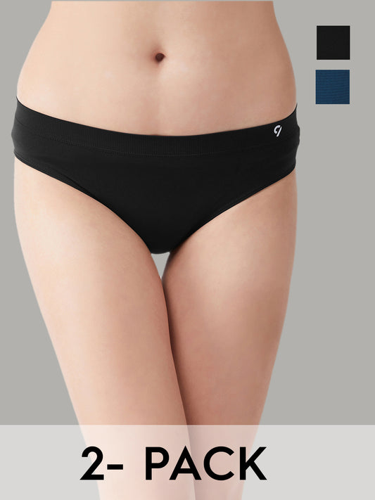 C9 Airwear Women's Briefs Seamless Underwear - Pack of 2 