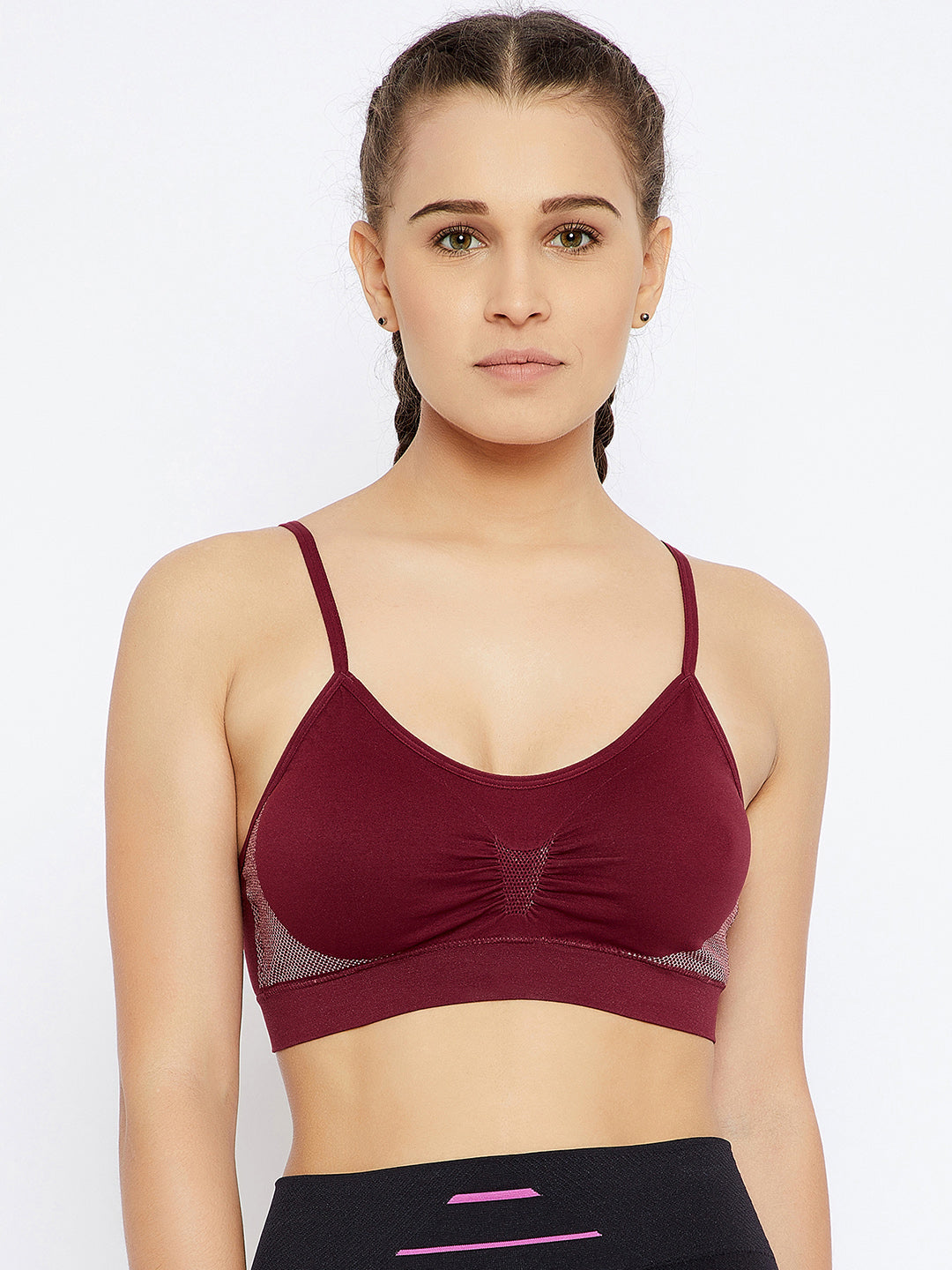 C9 Women's  Seamless Padded Basic Bra - Wine