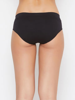 Women's Seamless Solid Mid Waist Assorted Panty