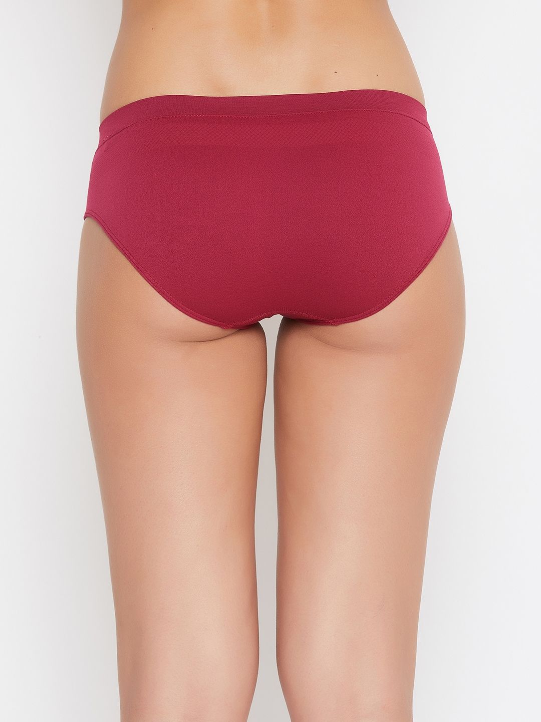 Seamless Women's Mid Waist Solid Assorted Regular Fit Panty Combo