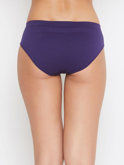 Seamless Women's Multicolor Solid Brief Combo
