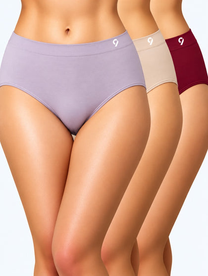 Seamless Hipster Briefs - Pack of 3