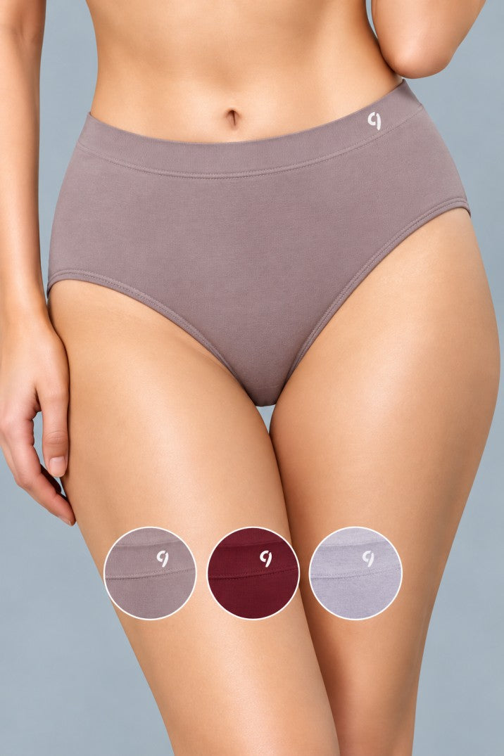 Seamless Mid briefs (Pack Of 3)