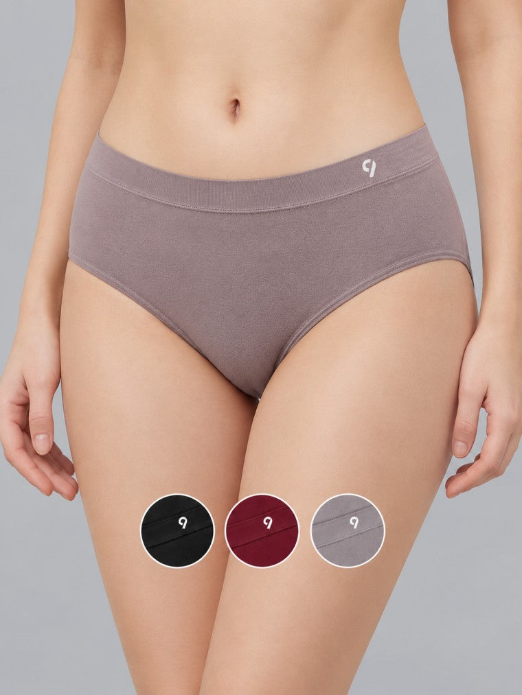 Seamless Mid Brief - Pack of 3