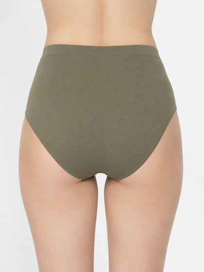 Women Seamless Assorted High-Rise Soft Stretch Hpster panty Briefs (Pack of 3)