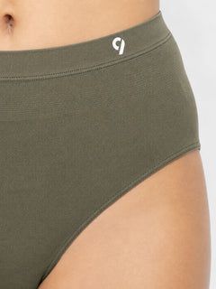 Women Seamless Assorted High-Rise Soft Stretch Hpster panty Briefs (Pack of 3)