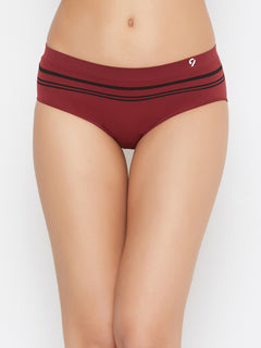 Seamless Striped Solid Women's Panty