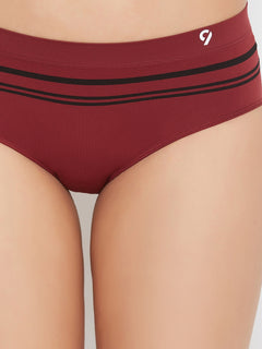 Seamless Striped Solid Women's Panty