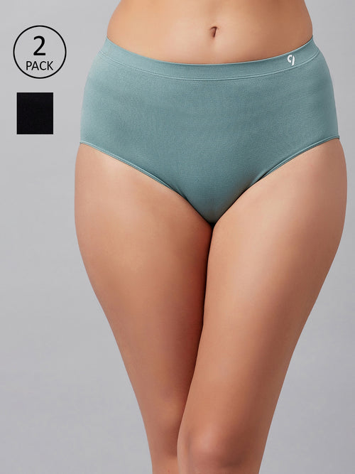C9 Airwear Women Plain hipster Set -  Pack of 2