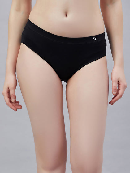Women's Seamless Solid Basic Underwear Panty