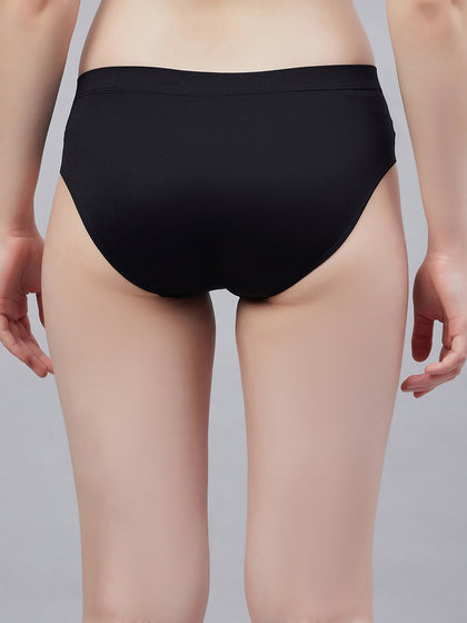 Women's Seamless Solid Basic Underwear Panty