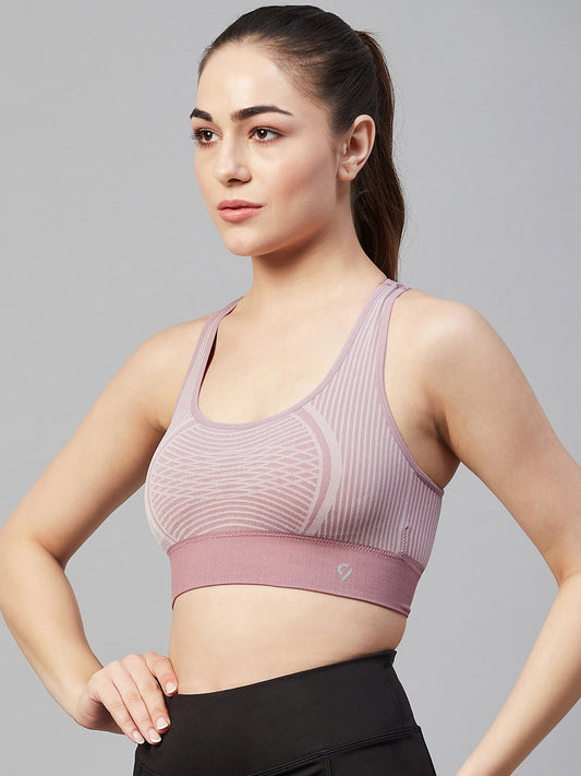 Buy C9 Airwear Womens Coffee Sports Bra With Thin Straps And Mesh online