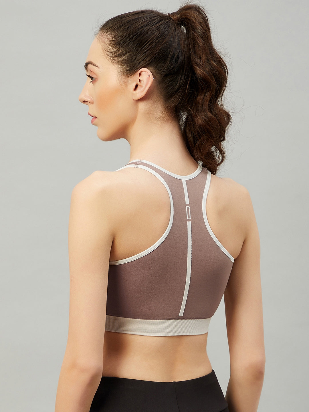 Seamless Sports Bra For Girls - Blue