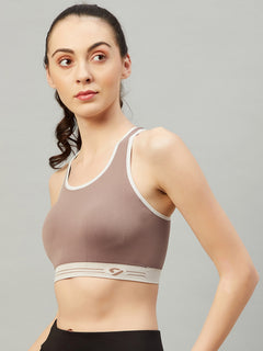 Seamless Sports Bra For Girls - Blue