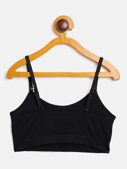 C9 Airwear seamless Full Coverage Padded Teen Rib Co-Ord Bra - Black