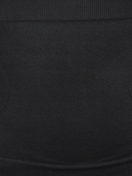 Seamless Tummy Tucker Belt - Black