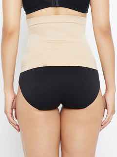 Seamless Tummy Tucker Belt - Black