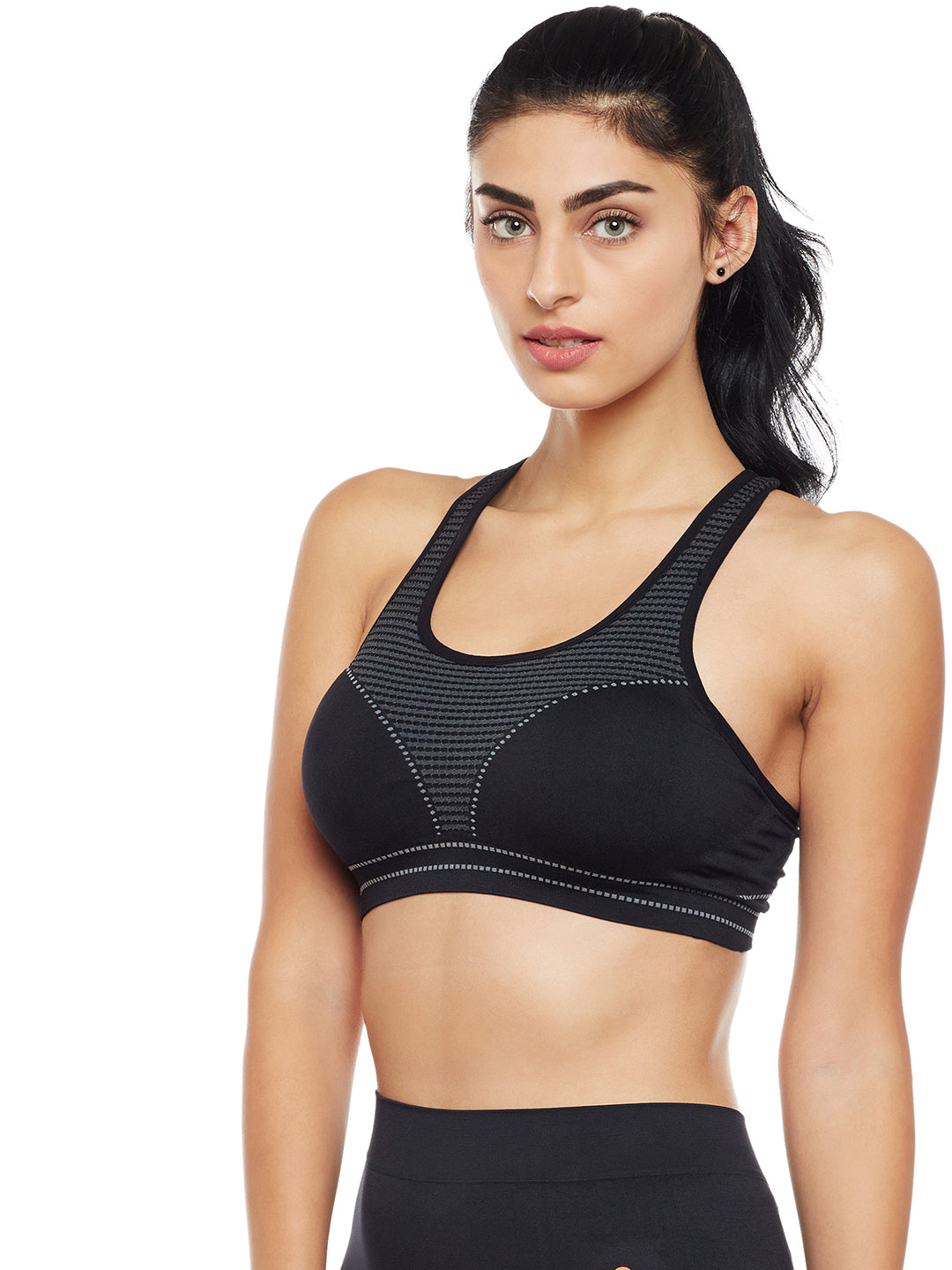 Seamless Women's Active Sports Bra with Pads