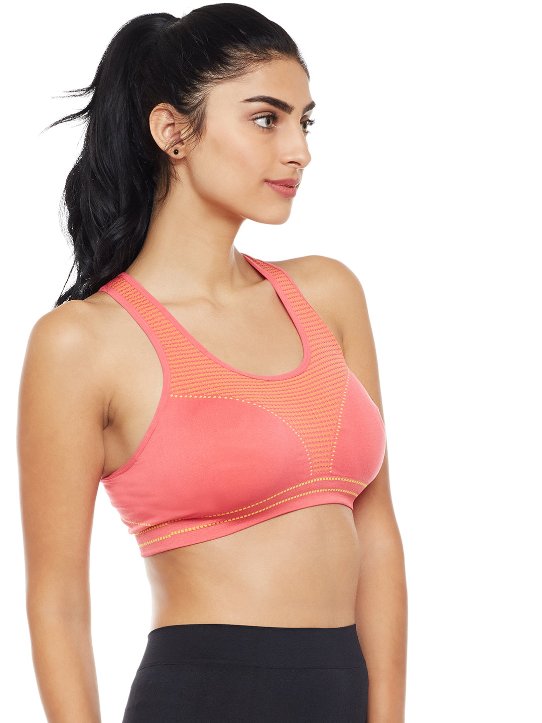 Seamless Women's Active Sports Bra with Pads