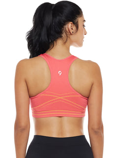 Seamless Women's Active Sports Bra with Pads