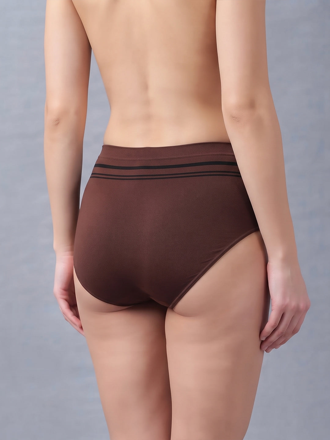 Women Pack of 3 High-Rise Soft Stretch Seamless Hipster