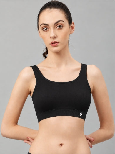 Seamless Solid  Regular Basic Bra For Girls