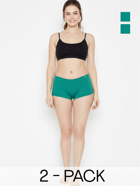 Seamless Women Soft & Breathable BoyShorts (Pack Of 2)