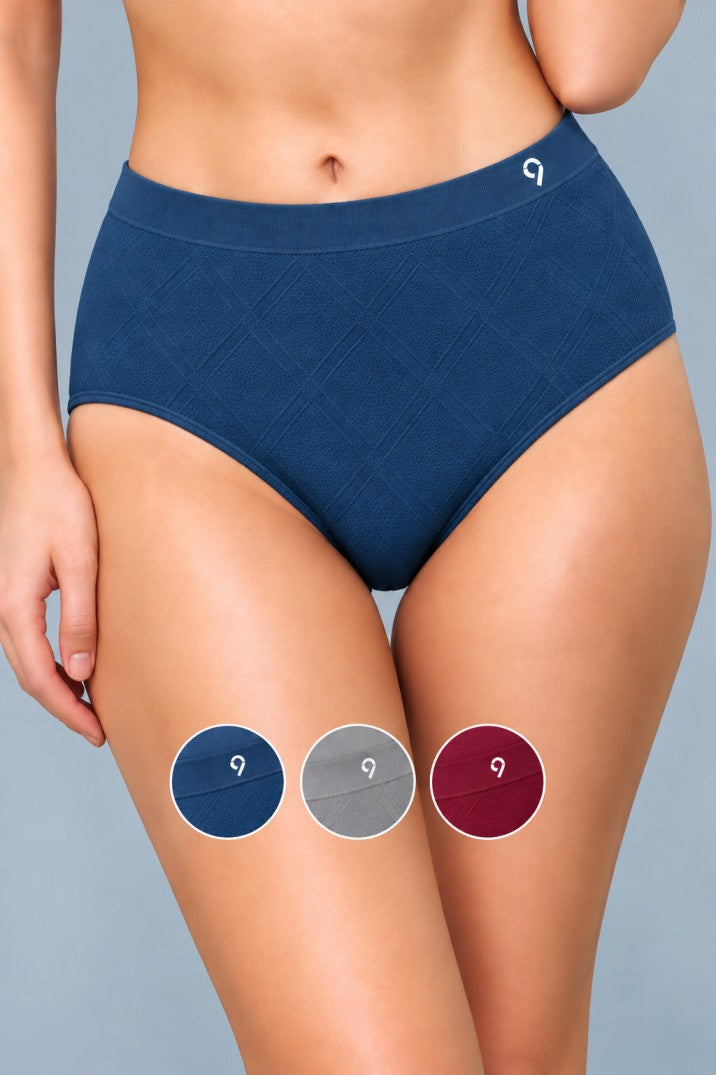 Seamless Mid Briefs (Pack Of 3)