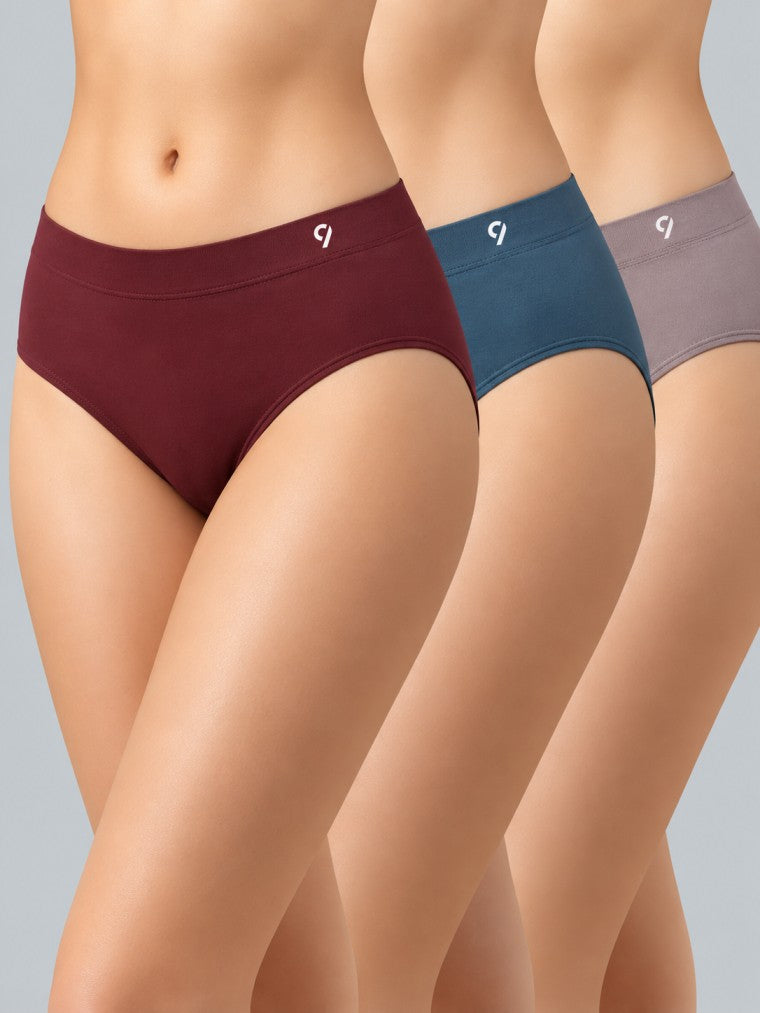Seamless Mid Brief - Pack of 3